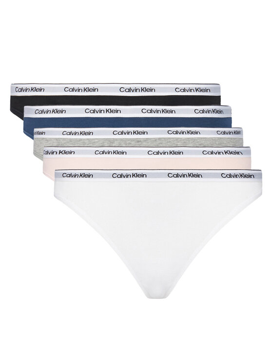 Calvin Klein Underwear Komplet 5 par fig klasycznych 000QD5208E Kolorowy