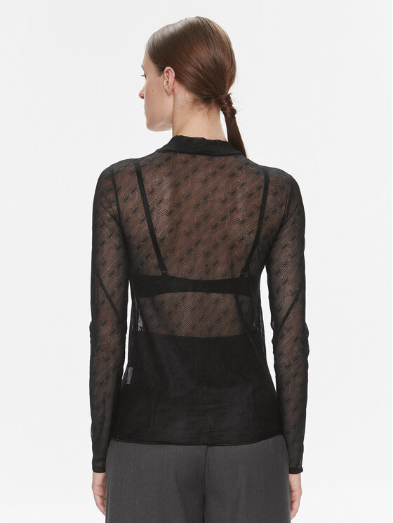 BOSS Boss Blusa Egalina 50505774 Nero Slim Fit