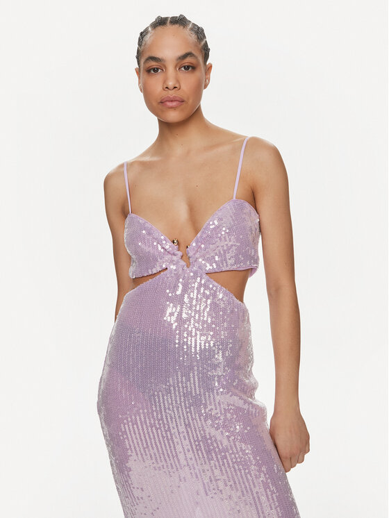 Patrizia Pepe Patrizia Pepe Kokteilinė suknelė 2A2710/A394-M505 Violetinė Regular Fit