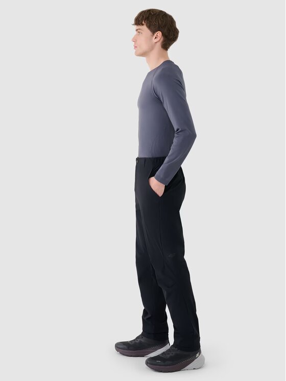 4F 4F Παντελόνι outdoor 4FWSS25TFTRM0790-20S Μαύρο Regular Fit