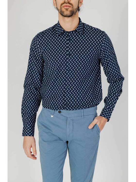 Antony Morato Antony Morato Camicia BARCELONA Blu To Fit
