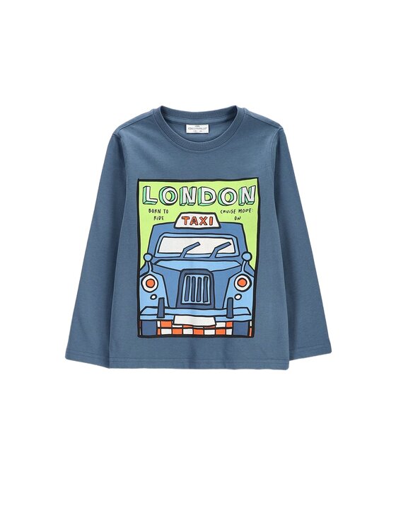 Coccodrillo Coccodrillo Longsleeve ZC6143102VBA-014 Niebieski Regular Fit