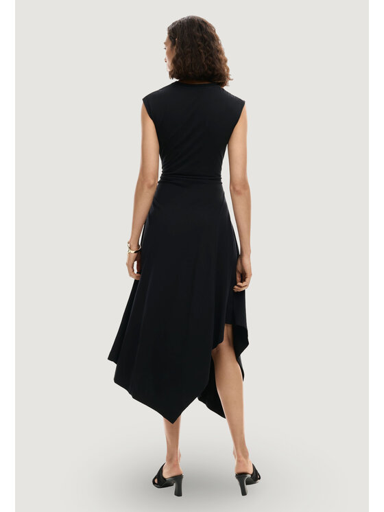 Desigual Desigual Vestito da giorno Leyter 26SWVK50 Nero Regular Fit