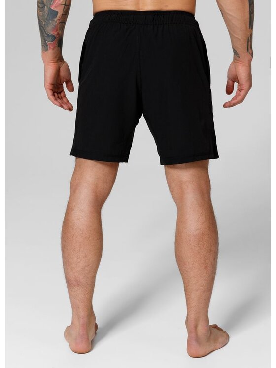 PITBULL PITBULL Szorty Spodenki Czarny Regular Fit