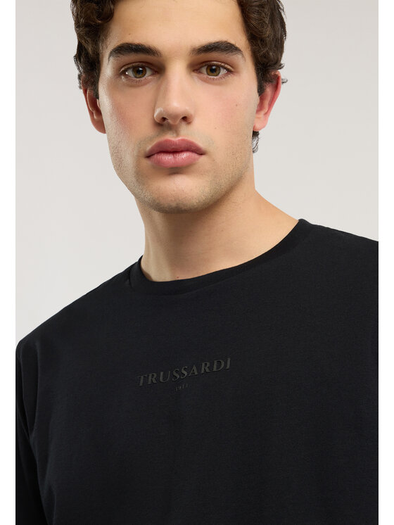 Trussardi Trussardi T-Shirt G0308000134N033 Czarny Regular Fit