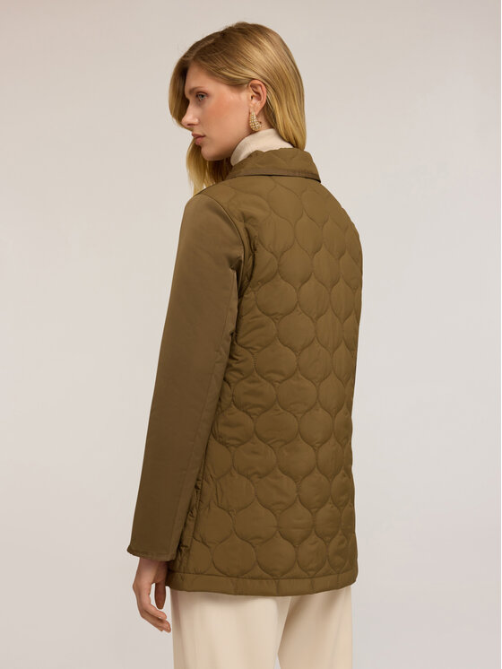 Motivi Motivi Giubbotto piumino F753Q000696N035 Verde Regular Fit