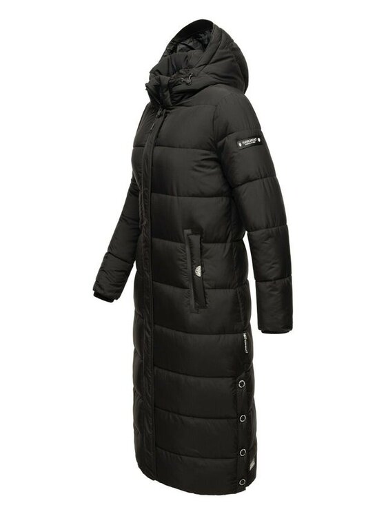 Navahoo Navahoo Kurtka zimowa Isalie Czarny Casual Fit