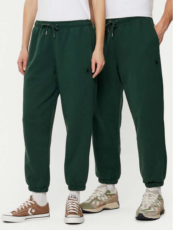 Converse Converse Pantaloni trening Unisex Gold Standard 10025915-A08 Verde Loose Fit