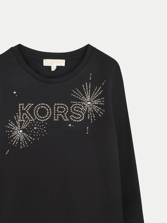 MICHAEL KORS KIDS MICHAEL KORS KIDS Μπλουζάκι R30142 D Μαύρο Regular Fit