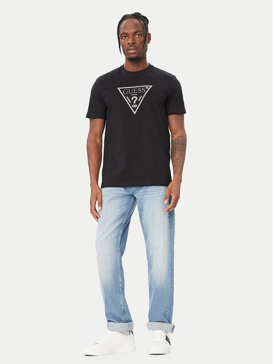 Guess Guess Тишърт M6BI56 K6193 Черен Regular Fit