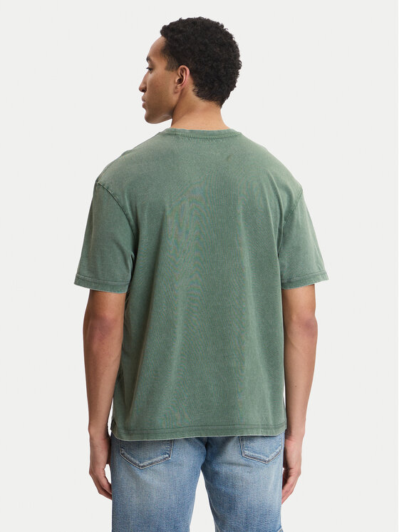 Guess Guess T-Shirt M6GI18 K3050 Zielony Oversize