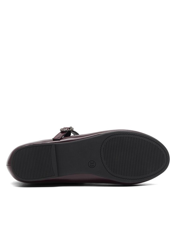 Nelli Blu Nelli Blu Balerinke CM221210-1 Bordo rdeča