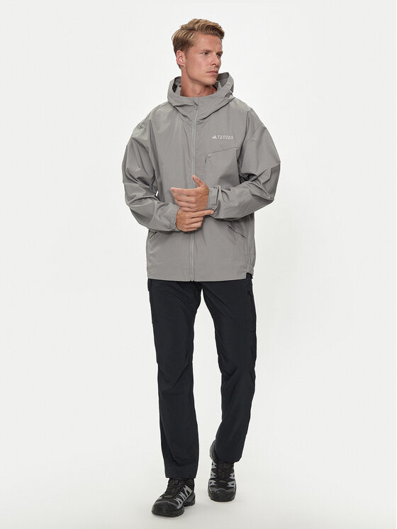 adidas adidas Αντιανεμικό Terrex Xploric IK9115 Γκρι Regular Fit