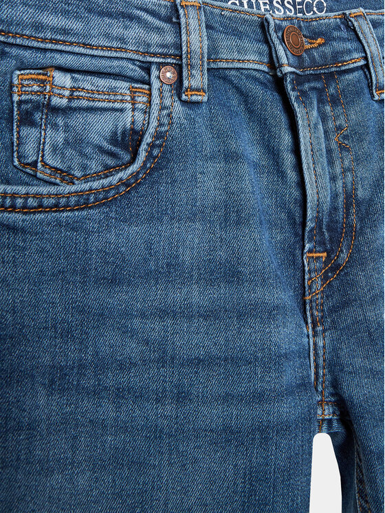 Guess Guess Blugi L2YA16 D4GV0 Albastru Skinny Fit