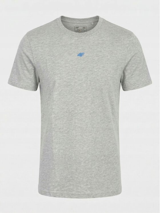 4F 4F T-Shirt Z-TTSHM3947-3-I Biały Regular Fit