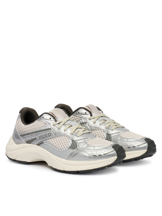 HUGO HUGO Sneakersy GO2 50558025 Strieborná