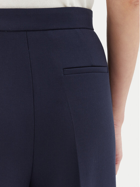 BOSS BOSS Palazzo hlače Tupita 50531846 Mornarsko modra Wide Leg