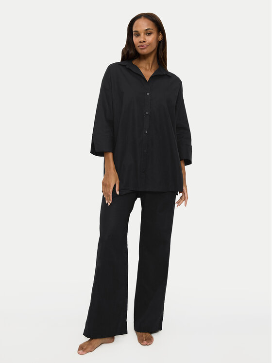 Triumph Triumph Cămașă Summer 10222569 Negru Oversize
