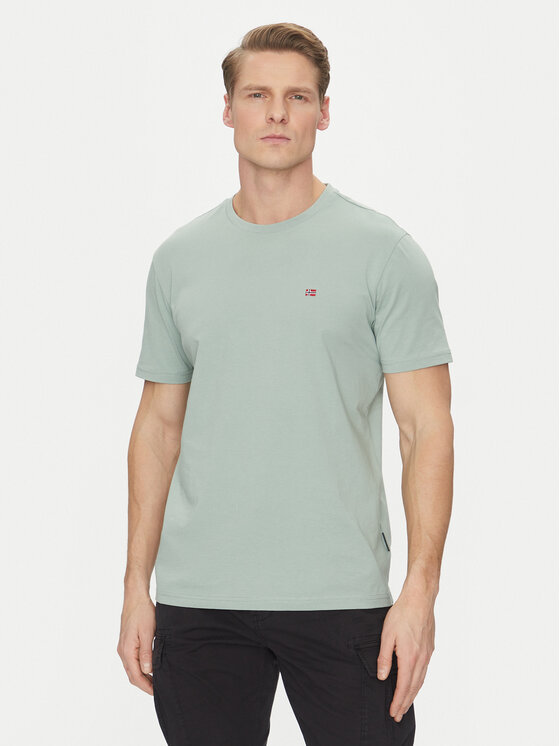 Napapijri Napapijri Футболка Salis NP0A4H8D Хакі Regular Fit