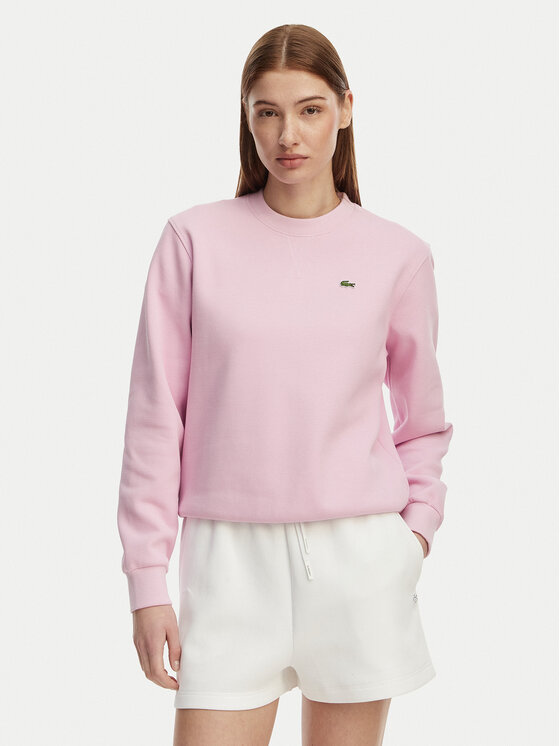 Lacoste Lacoste Džemperis SF5245 Šviesiai rožinė Relaxed Fit
