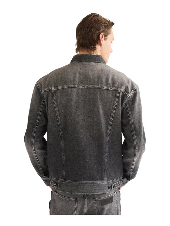 Wrangler Wrangler Kurtka jeansowa 112387051 Szary Regular Fit