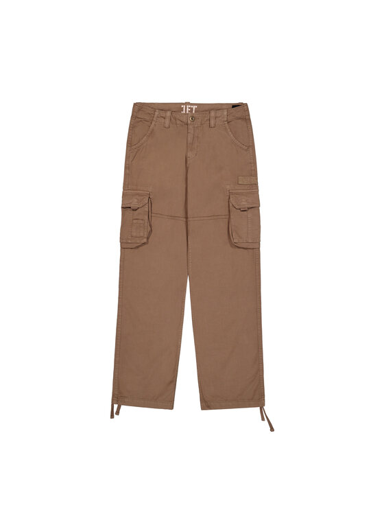 Alpha Industries Alpha Industries Kalhoty z materiálu AI.101212-183-32 Hnědá Straight Leg
