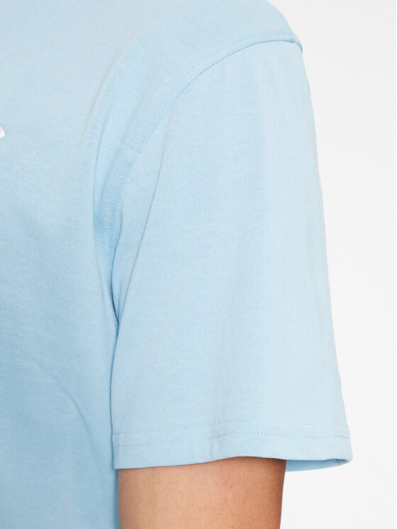 Under Armour Under Armour T-krekls Ua M Logo Emb Heavyweight Ss 1373997 Gaiši zils Loose Fit