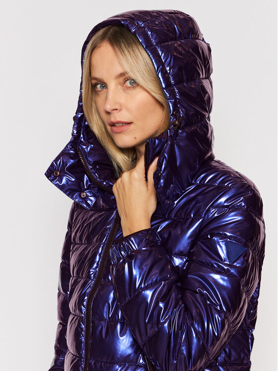 Guess Guess Bunda pro přechodné období Fiorenza W1BL00 WEB40 Modrá Boxy Fit