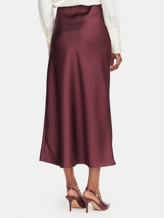 Rinascimento Rinascimento Спідниця-міді CFC0130230003 Бордовий Regular Fit