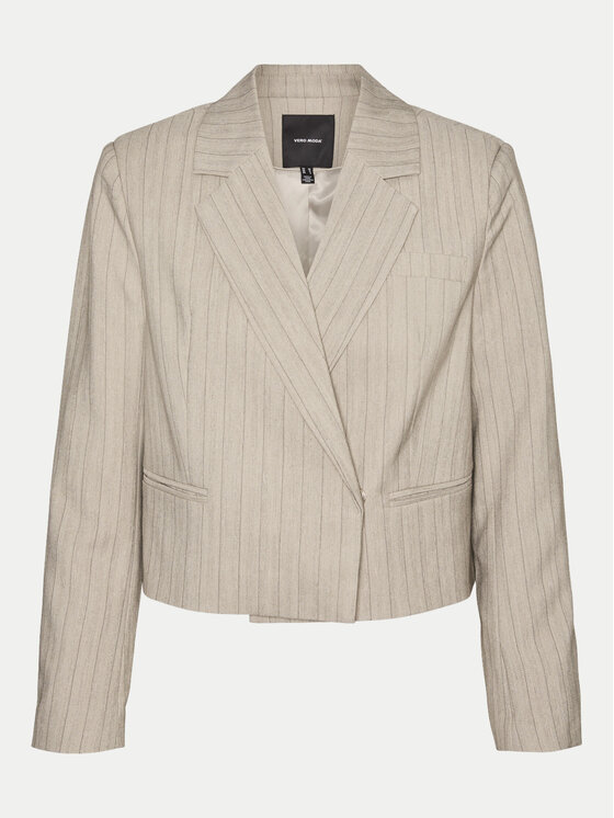 Vero Moda Vero Moda Švarkas Eli 10319629 Smėlio Cropped Fit