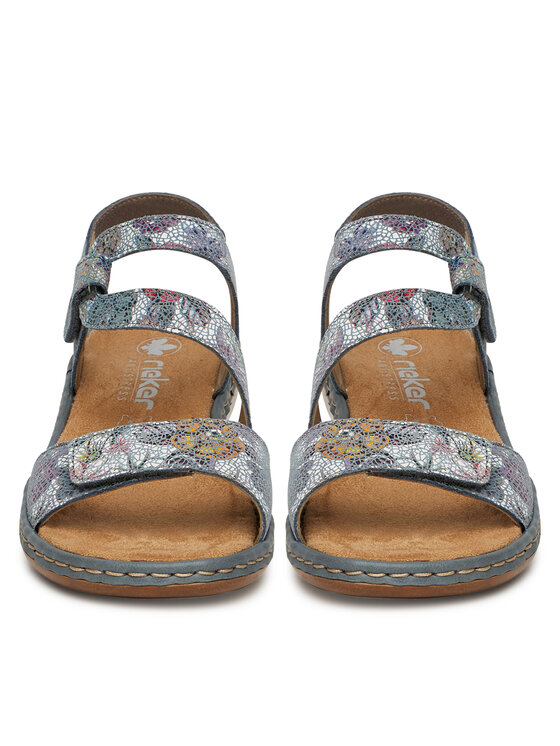 Rieker Rieker Sandali 659C7-90 Siva
