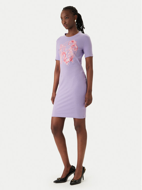 Versace Jeans Couture Versace Jeans Couture Rochie de zi 80HAOE01 CJ02E Violet Slim Fit