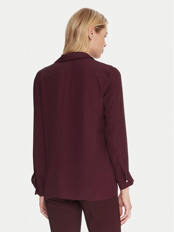Marella Marella Srajca Cabiria 2523116071 Bordo rdeča Regular Fit