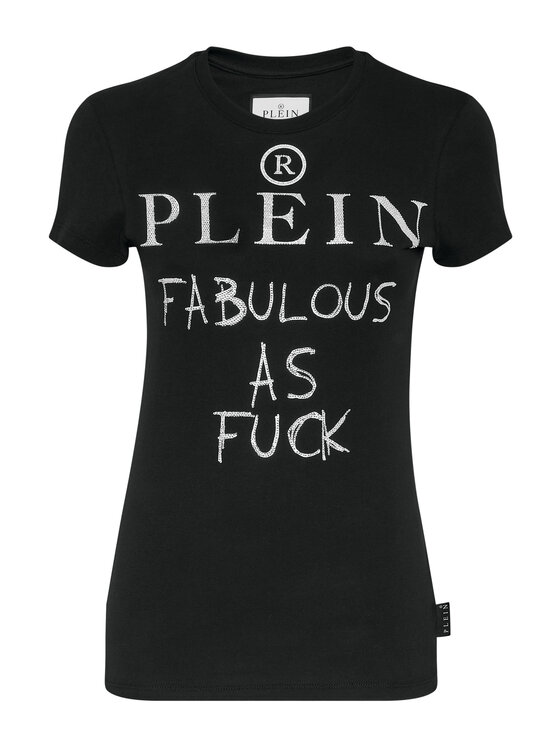 PHILIPP PLEIN PHILIPP PLEIN T-Shirt 3733 Czarny Regular Fit