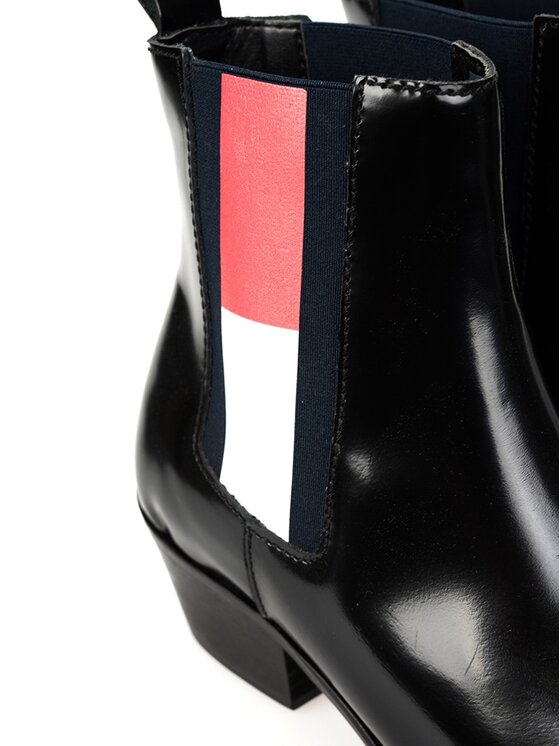 Tommy Hilfiger Tommy Hilfiger Μπότες EN0EN00711 Μαύρο