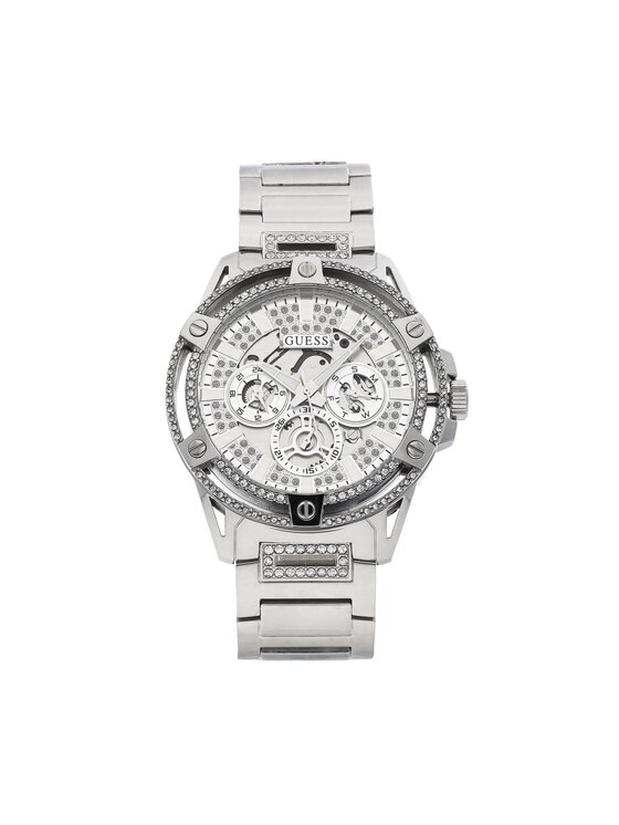 Guess Guess Zegarek King GW0497G1 Srebrny