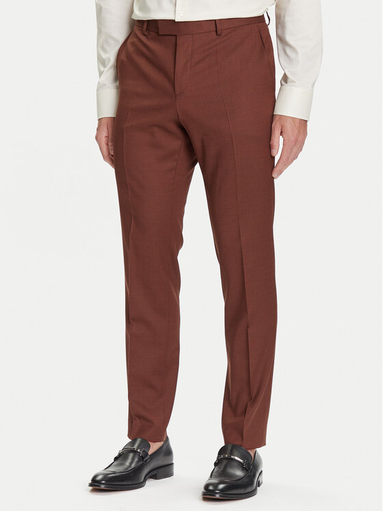 BOSS BOSS Öltöny H-Huge 50546080 Barna Slim Fit