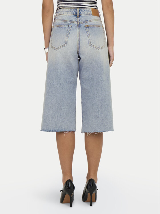 ONLY ONLY Szorty jeansowe Cobain 15349183 Niebieski Loose Fit