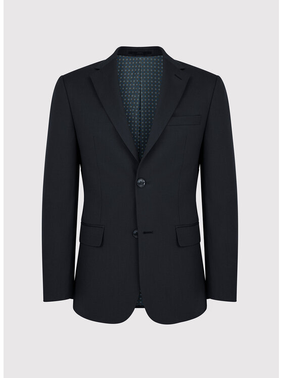 Pako Lorente Pako Lorente Marynarka P22WF-3G-039 Czarny Slim Fit