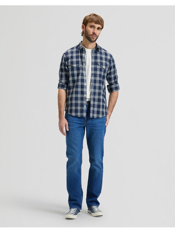 Lee Lee Koszula REGULAR SHIRT Niebieski Regular Fit