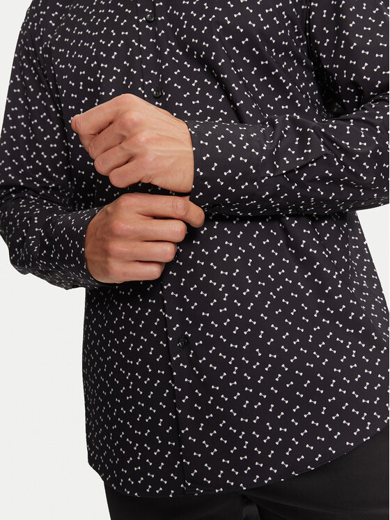 BOSS Boss Košile H-Joe 50527626 Černá Slim Fit