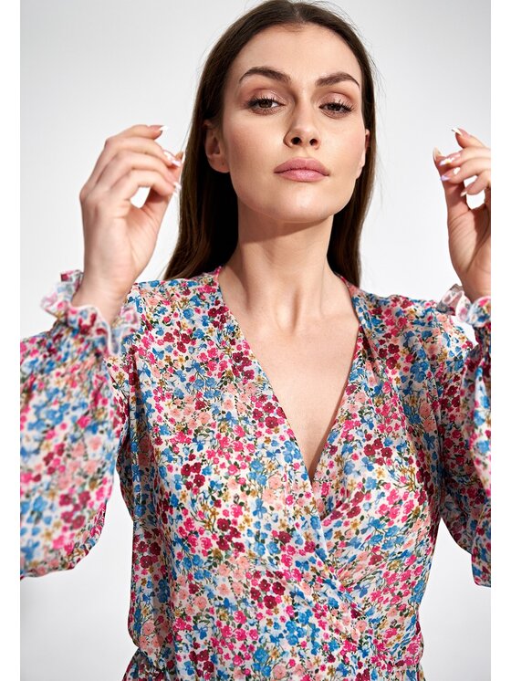 FIGL FIGL Sukienka M859 Kolorowy Regular Fit