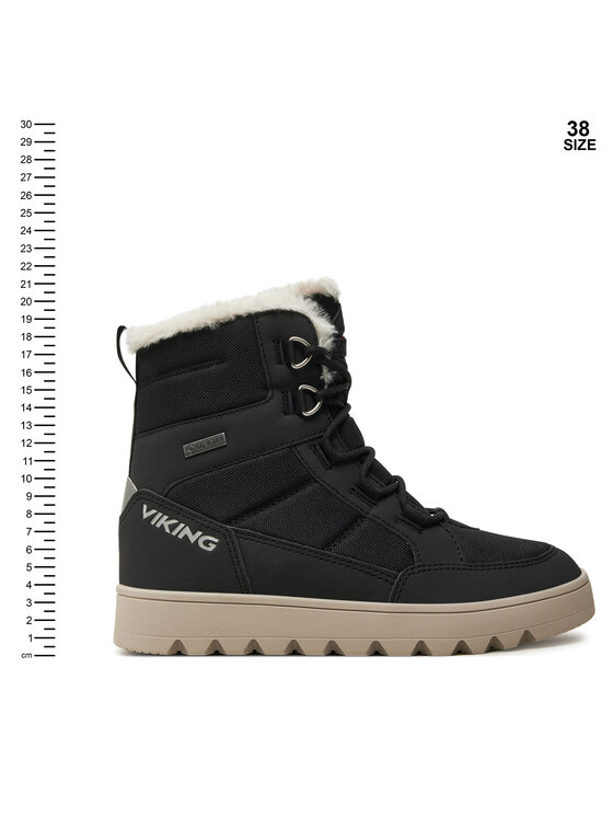 Viking Viking Μπότες Χιονιού Fleek Warm GTX GORE-TEX Zip 3-94720-2 Μαύρο