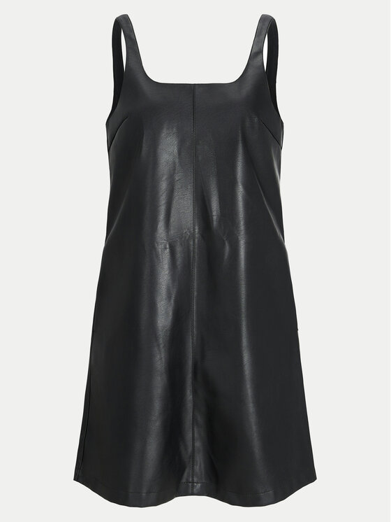 JJXX JJXX Šaty z imitace kůže Stella 12262769 Černá Regular Fit