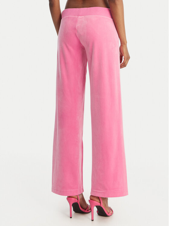 Juicy Couture Juicy Couture Teplákové nohavice Gothic Crown JCBBJ126806 Ružová Straight Leg