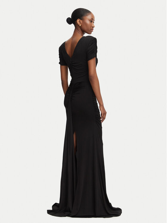 Babylon Babylon Abendkleid MF0200 Schwarz Slim Fit