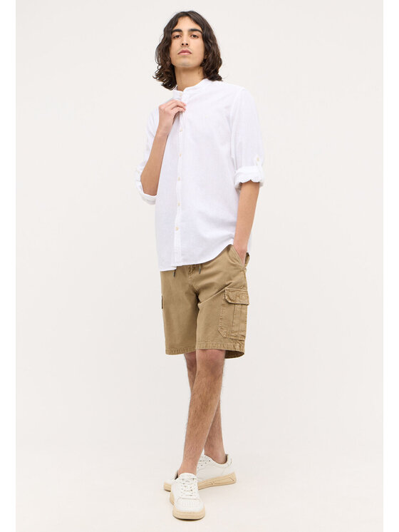 Mustang Mustang Camicia YUMA Bianco Regular Fit