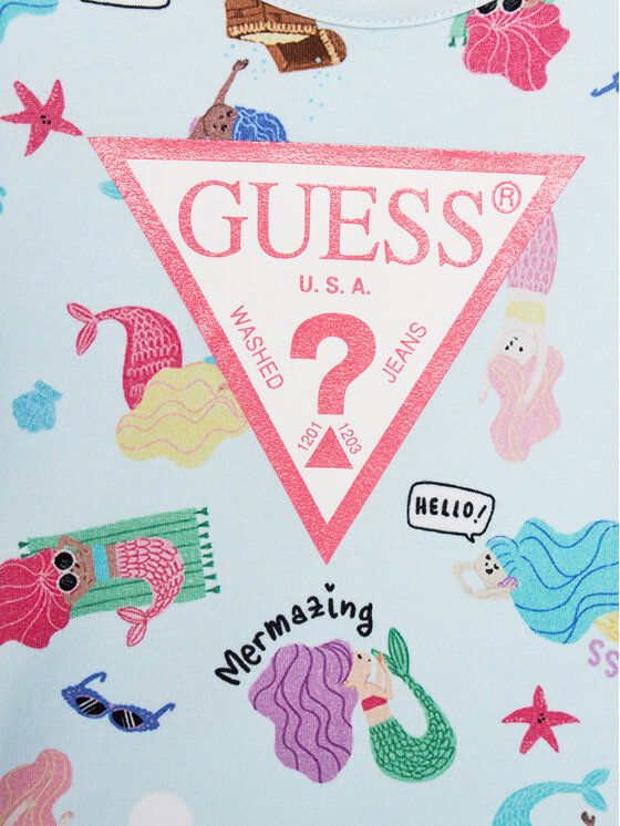 Guess Guess Romper S4GG02 K6YW4 Zielony Regular Fit