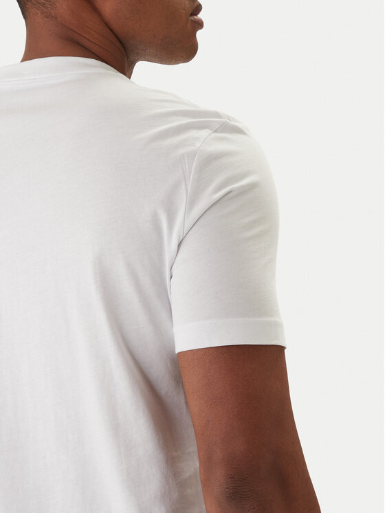 EA7 Emporio Armani EA7 Emporio Armani Marškinėliai 7M001307 AF10375 Balta Regular Fit