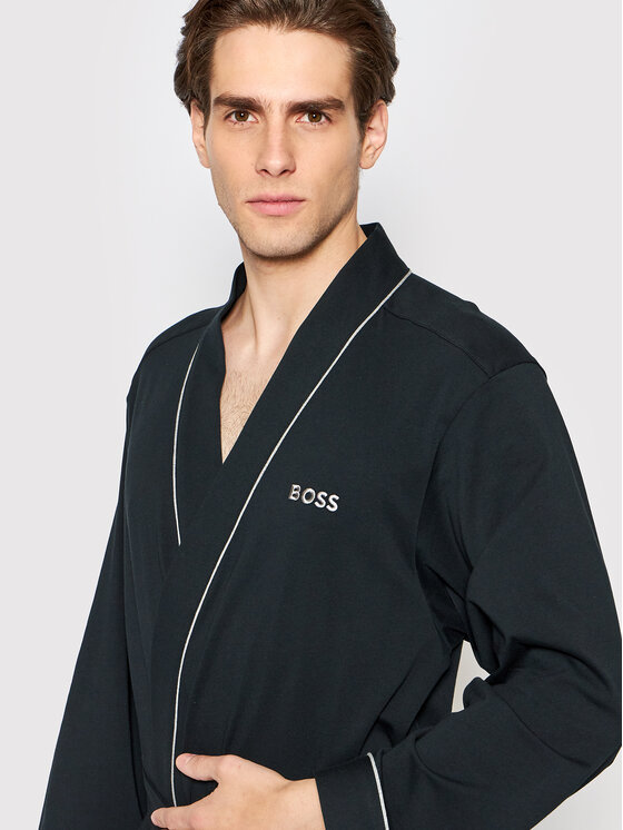 BOSS Boss Kopalni plašč Kimono 50469624 Črna